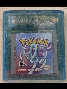 Pokemon Crystal Version Nintendo Gameboy Color Game Boy 2000 Authentic Original